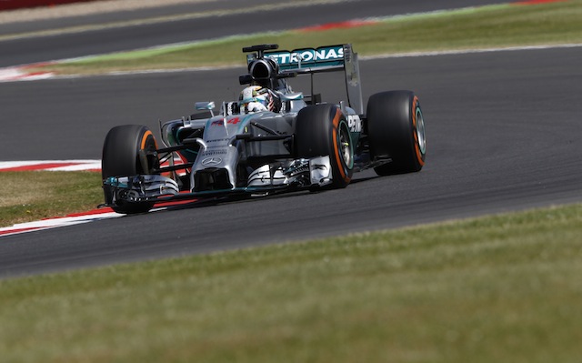Lewis Hamilton topped second practice despite an engine issue