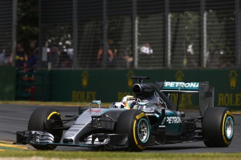 Lewis Hamilton proved unstoppable in qualifying for the Australian Grand Prix