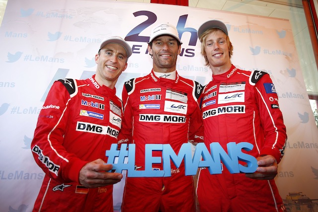 Timo Bernhard, Mark Webber and Brendon Hartley spearhead the three-car Porsche effort in the #17 919