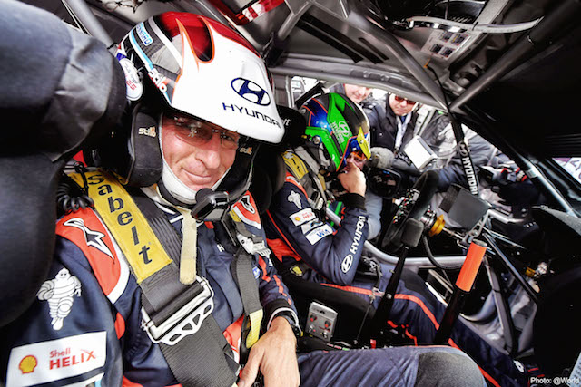 John Kennard will celebrate his 50th WRC start and 30 years since his debut in the championship in Finland this weekend. pic: @tWorld