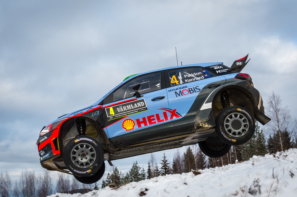 Paddon become the first non-European to score a podium at Rally Sweden