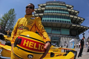 Helio Castroneves will run Pennzoil livery and a Rick Mears