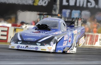 Hight took his third straight Funny Car win in Vegas