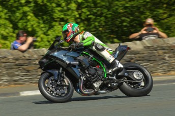 James Hillier topped 206 mph on the Mountain Course
