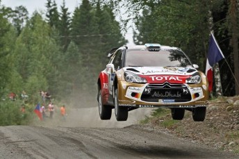 Mikko Hirvonen got the jump on his rivals in qualifying in Finland