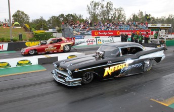 Historic Nitro Funny Cars will headline the Nostalgia Nationals at Willowbank this weekend