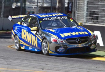 Lee Holdsworth was the only one of the three E63 drivers to see the flag on Sunday