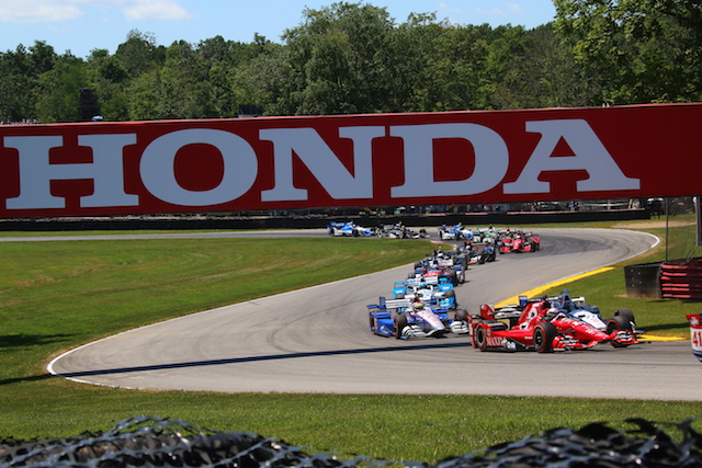 The Mid-Ohio race is one of three on the IndyCar calendar which Honda maintains naming rights sponsorship 