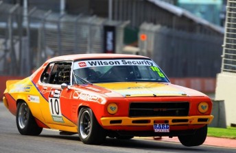 The Monaro in action in Adelaide earlier this year