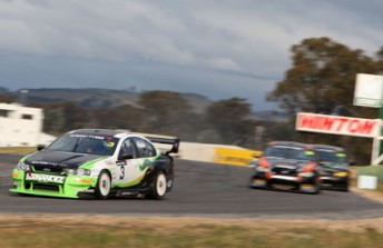 Josh Hunter on his way to his second V8 Touring Cars Series round win