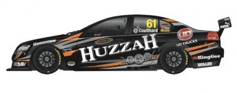 The #61 Commodore will feature Huzzah branding in Abu Dhabi