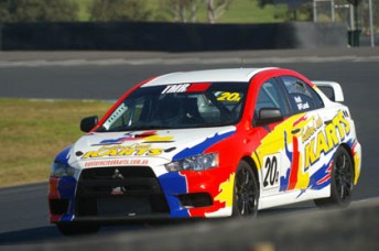 Garry Holt and Gerard McLeod will drive the Lancer Evo X RS at Phillip Island this weekend