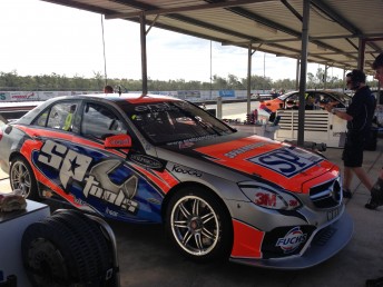 Erebus tried different set-ups at Queensland Raceway test