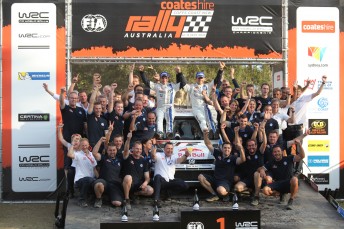 Sesbastien Ogier and co-driver Julien Ingrassia win Coates Hire Rally Australia but fall agonisingly short of sealing WRC title