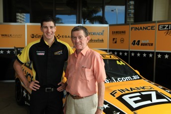 Ben Grice with dad, the double Bathurst 1000 winner Allan Grice 