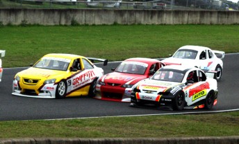 The racing in the Aussie Racing Cars was as tight as ever at Eastern Creek