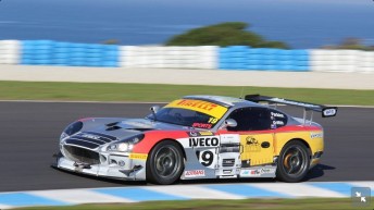 Jack Perkins in action in the Ginetta at Phillip Island
