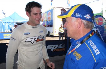 Shane van Gisbergen with SBR team owner Ross Stone