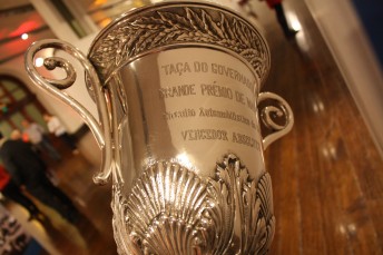 The first ever Macau Grand Prix trophy