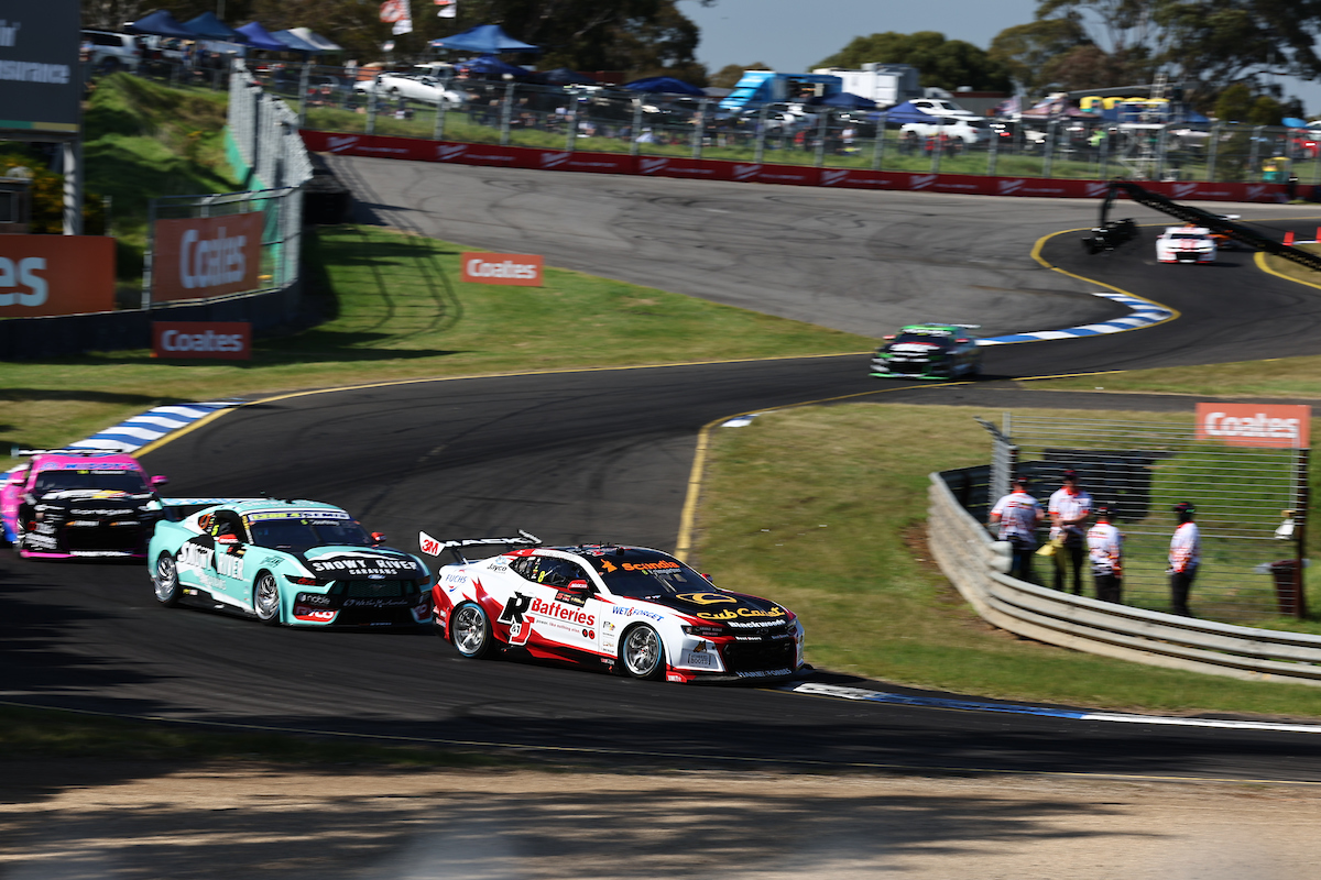 Andre Heimgartner/Dale Wood finished fifth from 15th on the grid at the Sandown 500. Image: InSyde Media