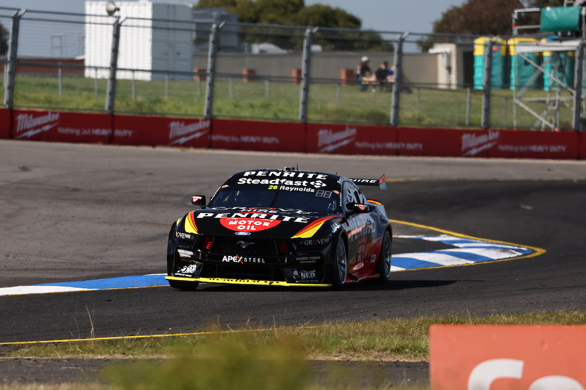 Ford Mustangs were not seen at the top of the timesheets in Friday practice at the Sandown 500. Image: InSyde Media