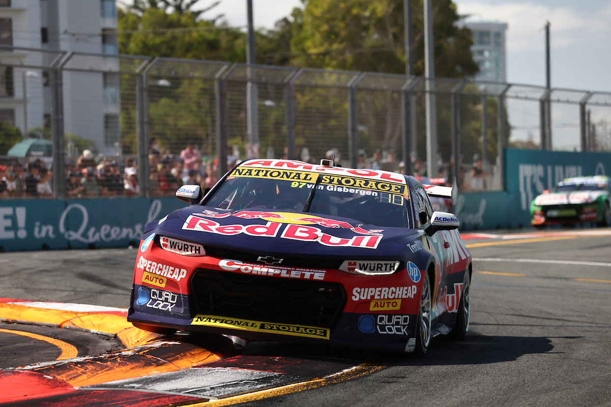 There was too much talk about kerb strikes during the Gold Coast 500 telecasts, according to Roland Dane. Image: InSyde Media