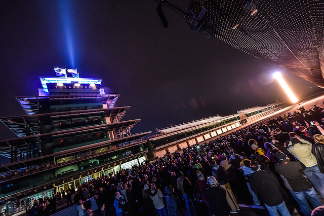 Thousands of fans turn out for the 100 day countdown at Indianapolis Motor Speedway