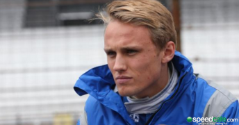 Max Chilton has experienced his maiden rookie tests at Sonoma and Fontana with the Ganassi team 