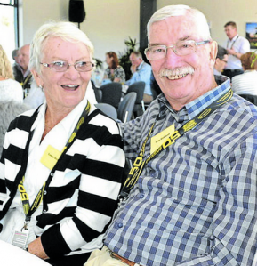 Ivan and Leonie Stibbard at Bathurst in 2012. Pic: Western Advocate