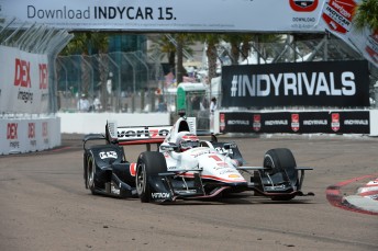 Will Power led a dominant display from Team Penske in St Petersburg qualifying