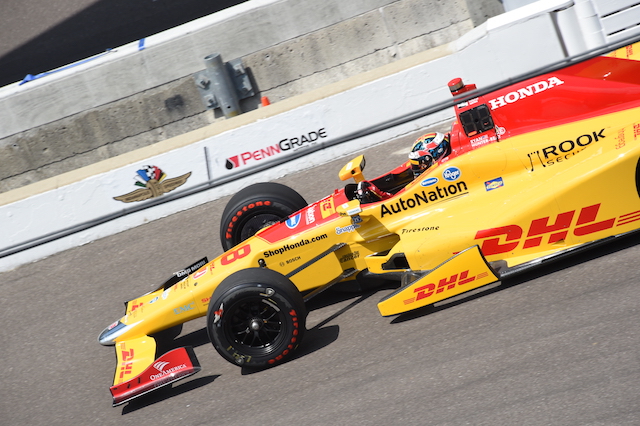 Ryan Hunter-Reay paced the field after Practice 3 for the Indy 500