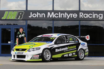 The new-look JMR Falcon, to be driven by owner/driver John McIntyre