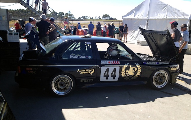 The JPS BMW as it appeared at the Phillip Island Classic this year