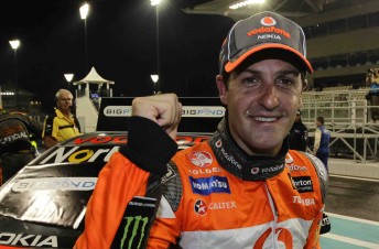 Jamie Whincup took out Race 1 in Abu Dhabi