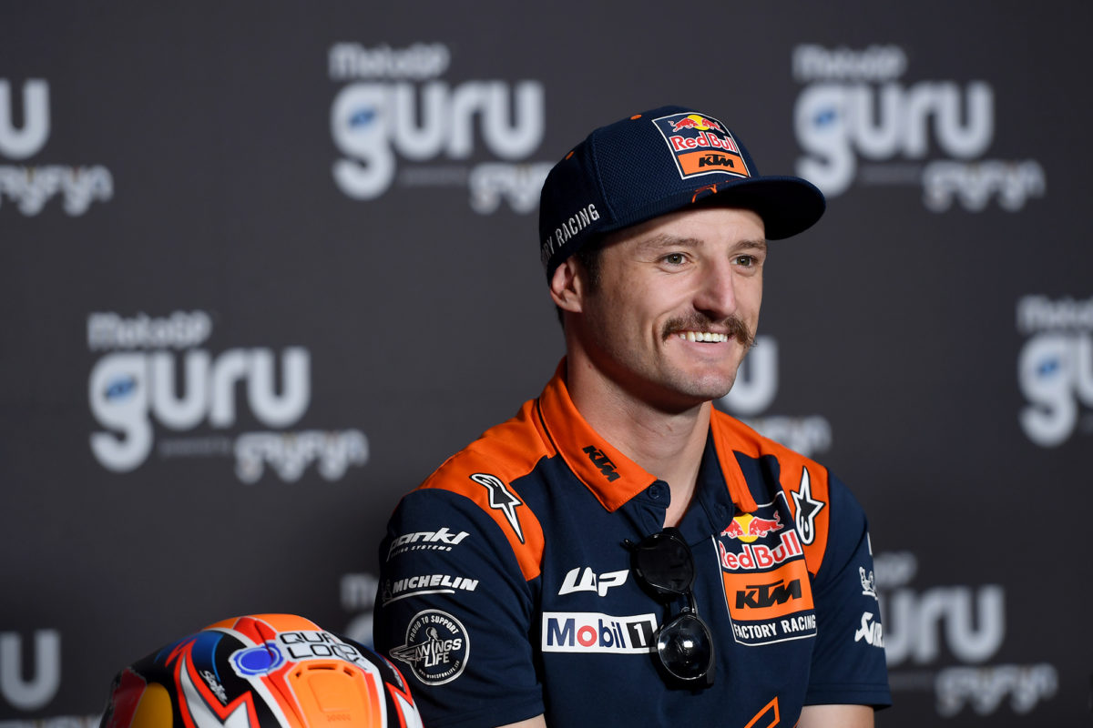 Jack Miller in a media conference at Phillip Island ahead of the 2023 Australian MotoGP round