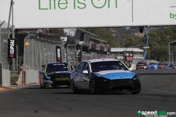 Garry Jacobson will head a Prodrive front row lock out in the Dunlop Series 