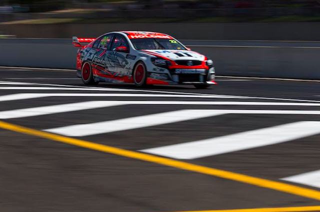 James Courtney proved third fastest in a mixed practice order