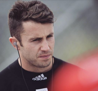 James Davison visits injured Safety worker in hospital following the nasty crash after the finish of the United SportsCar race in Detroit last weekend