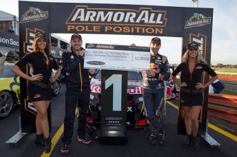 Whincup and Dumbrell dominated proceedings at the Sandown 500 securing the race win, pole position and the fastest race lap