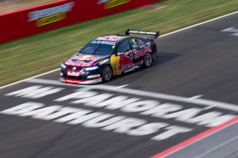 Jamie Whincup was fastest in Bathurst practice on Thursday