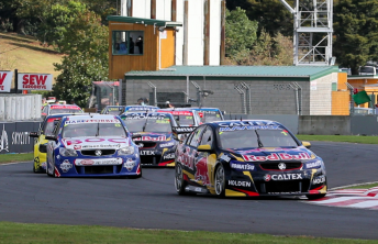 Whincup led the opening laps on Friday before the failure