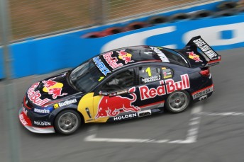 Jamie Whincup tops P1 at Surfers