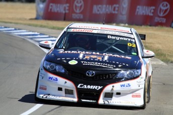 Bargwanna storms to a clean sweep in his Toyota Camry 