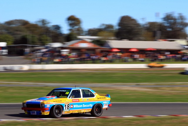 John Bowe guided his new Holden Torana to the top of the timesheet