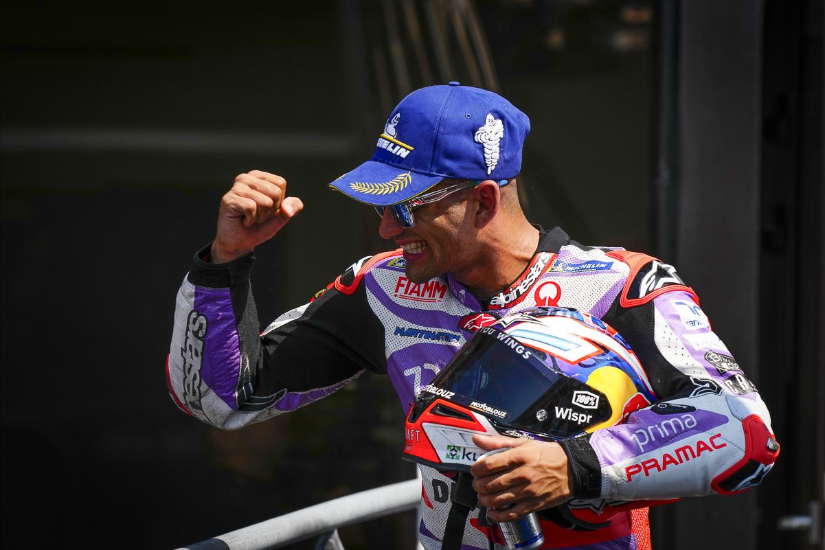 Jorge Martin won the San Marino MotoGP Sprint