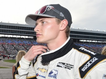 Josef Newgarden is making an effort to race this weekend at Road America two weeks after fracturing his shoulder and hand
