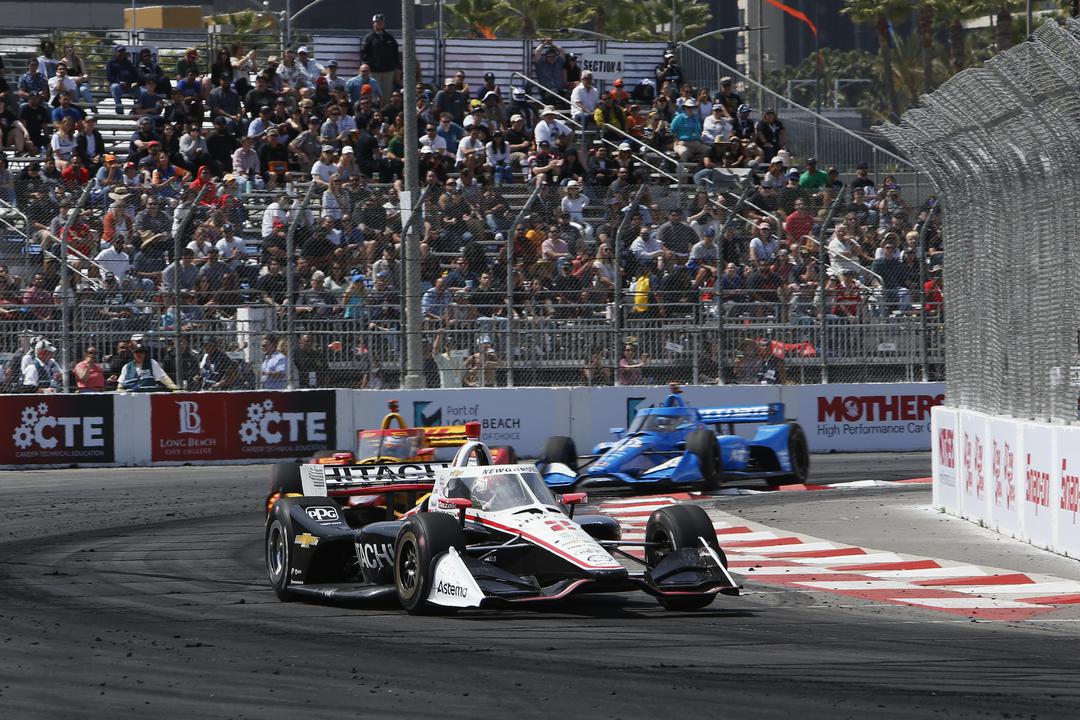 A partial resurface of the Long Beach IndyCar circuit has been undertaken