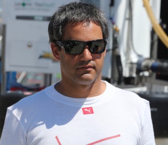 Juan Montoya suffered his first DNF of the season after an apparent suspension failure