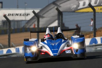 Asian LMS P2 team KCMG testing at Le Mans recently