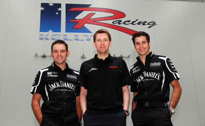 Simon Sproule (centre) with Todd and Rick Kelly